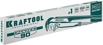 Ключ трубный KRAFTOOL PANZER-90 2734-10_z02 №1, прямые губки - фото 3