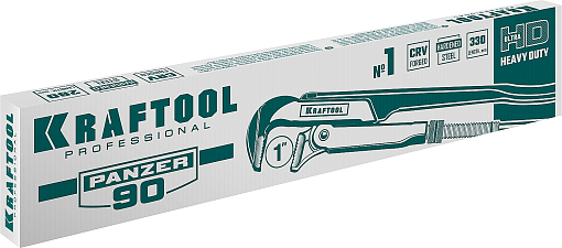 Фото 2 товара Ключ трубный KRAFTOOL PANZER-90 2734-10_z02 №1, прямые губки