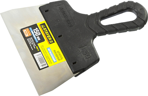 Фото 1 товара Шпатель фасадный STAYER 150 мм, нержавеющая полотно, пластмассовая рукоятка, 1008-15