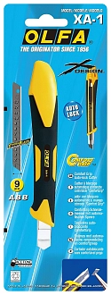 OLFA 9 мм, сегментированное лезвие, автофиксатор, Нож для резки бумаги, картона, обоев Standard Models OL-XA-1 - фото 8