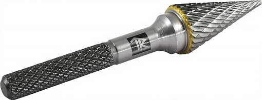 Фото 2 товара Борфреза твердосплавная коническая, тип M, 12 мм, двойная насечка, в боксе, THORVIK