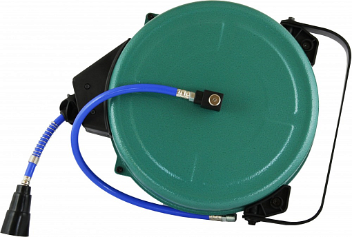 Фото 1 товара Шланг пневматический на автокатушке 8.0х12.0 мм, 15 м, Jonnesway