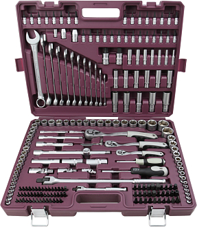 Набор инструмента универсальный 1/4", 3/8", 1/2"DR, 217 предметов, THORVIK - фото 1