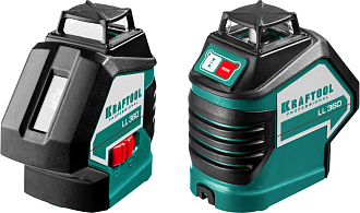 Лазерный нивелир c держателем KRAFTOOL LL360 2 34645-2 Professional линейный - фото 2