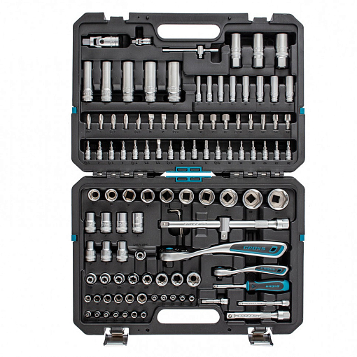 Фото 0 товара Набор инструментов 109 пред., 120 зубьев, CrV 1/4, 1/2" Gross