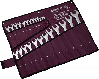 Набор ключей гаечных комбинированных серии ARC в сумке, 6-36 мм, 25 предметов, THORVIK - фото 3