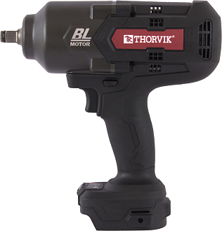 Гайковерт ударный аккумуляторный бесщёточный 1/2"DR, 21В, 1700 Нм, (без АКБ и З/У), THORVIK - фото 1