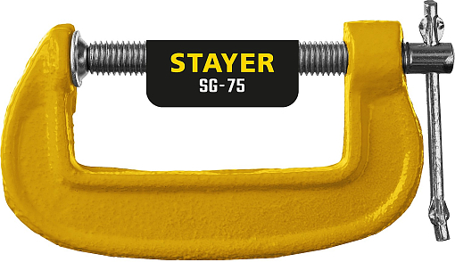 Фото 2 товара STAYER G 75 мм, струбцина 3215-075_z02 Master