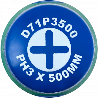 Отвертка стержневая крестовая ANTI-SLIP GRIP, PH3x500 мм, Jonnesway - фото 2