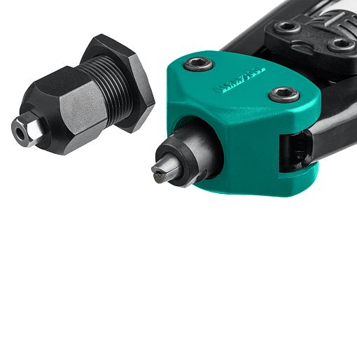 Фото 6 товара Заклепочник двуручный компактный 31161_z01 KRAFTOOL заклепки 2.4-4.8 мм из алюминия, стали, нерж. стали