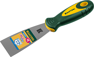 Шпательная лопатка KRAFTOOL 50 мм 10035-050, нержавеющее полотно, двухкомпонентная рукоятка - фото 2