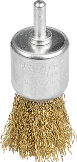 Щетка кистевая для дрели STAYER 30 мм, 35113-30 - фото 1