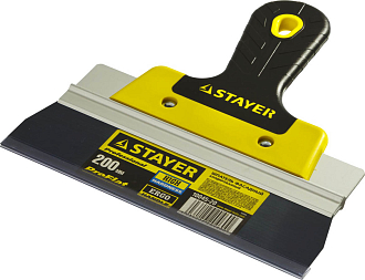 Шпатель фасадный STAYER фасадный, 200 мм, анодированный, двухкомпонентная рукоятка, 10045-20 - фото 2