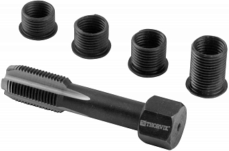 Набор для восстановления резьбы свечного отверстия М12х1.25, 5 предметов, THORVIK - фото 2