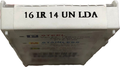 Фото 6 товара 16IR 14 UN LDA резьбовая пластина Deskar