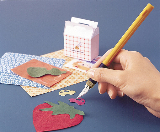 Фото 7 товара OLFA 6 мм, Нож перовой с профильными лезвиями OL-AK-4