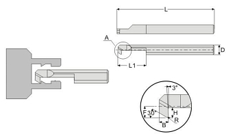 MXR 4 B1.0 R0.1 L10 минирезец Deskar - фото 3