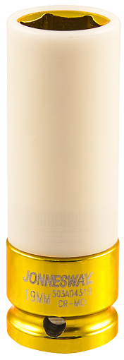 Фото 0 товара Головка торцевая ударная удлиненная тонкостенная 1/2"DR для легкосплавных колесных дисков, 19 мм, Jonnesway
