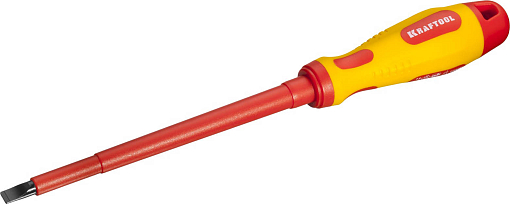 Фото 0 товара Отвертка SL6.5х150 мм, высоковольтная, Kraftool