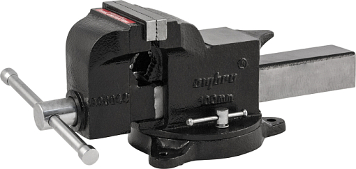 Фото 0 товара Тиски слесарные поворотные, 200 мм, Ombra