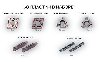 Набор резцов токарных 20х20 мм с пластинами по металлу (нержавейка+сталь) DESKAR - фото 7