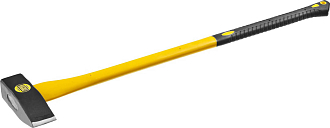 Колун кованный с двухкомпонентной фиберглассовой рукояткой 900 мм 20624-30 STAYER 3000 г. - фото 1