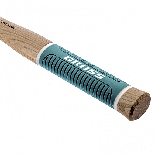 Фото 2 товара Молоток-гвоздодер, 450 г, угол 45, магнит, обрезин. рукоятка American hickory GROSS