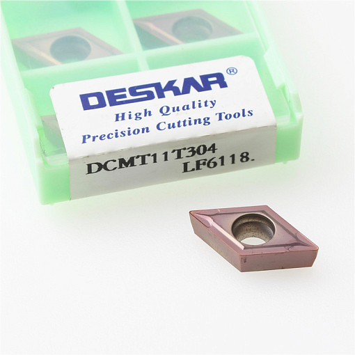 Фото 2 товара DCMT11T304 LF6118 токарная пластина Deskar