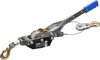 Лебедка ручная рычажная СИБИН 4 т, 3 м, 43125-4 - фото 1