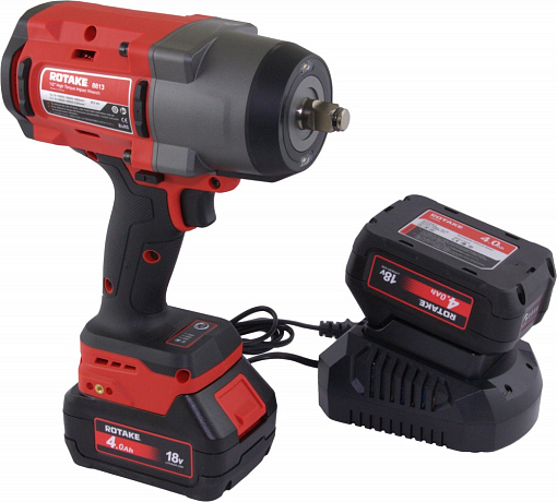 Фото 8 товара (T3-40D) Гайковерт ударный аккумуляторный бесщёточный 1/2"DR, 18В, 1880 Нм, THORVIK