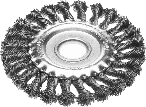 Фото 0 товара Щетка дисковая для УШМ STAYER 125 мм, 35120-125