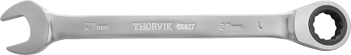 Фото 0 товара Ключ гаечный комбинированный трещоточный, 27 мм, THORVIK