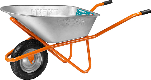 Фото 0 товара Тачка строительная одноколесная СИБИН 180 кг, 90 л, СТ-12 39904_z01