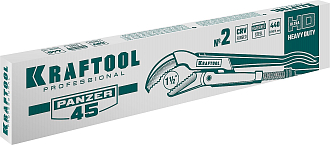 Ключ трубный KRAFTOOL PANZER-45 2735-15_z02 №2, изогнутые губки - фото 3