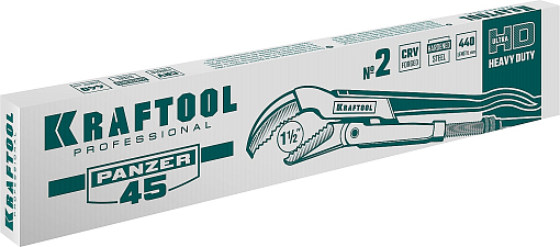 Фото 2 товара Ключ трубный KRAFTOOL PANZER-45 2735-15_z02 №2, изогнутые губки