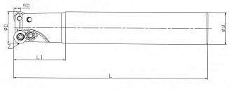 Корпусная фреза EMR C20-5R20-150-2T - фото 2
