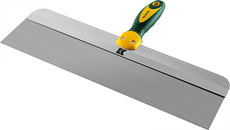 Шпатель фасадный 10036-450 450 мм, нержавеющее полотно, двухкомпонентная рукоятка - фото 1