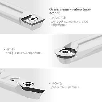 Набор ручных резцов по дереву Precision-3 18369 KRAFTOOL 3 шт. - фото 3