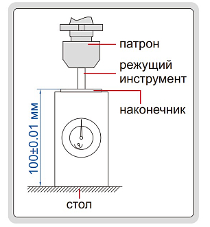 Датчик привязки инструмента по Z c индикатором часового типа, INSIZE - фото 3