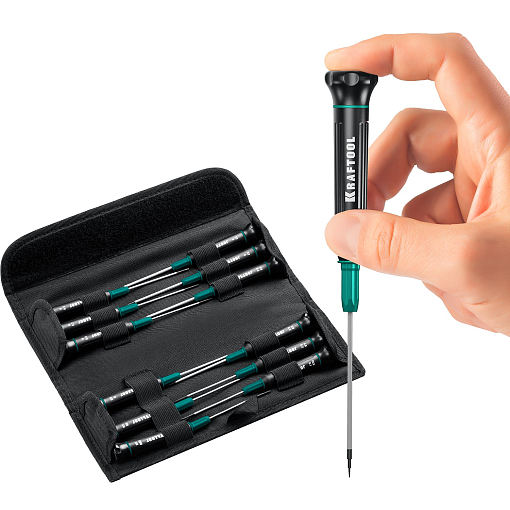 Фото 1 товара Набор отверток для точных работ Pro 12 шт, Kraftool