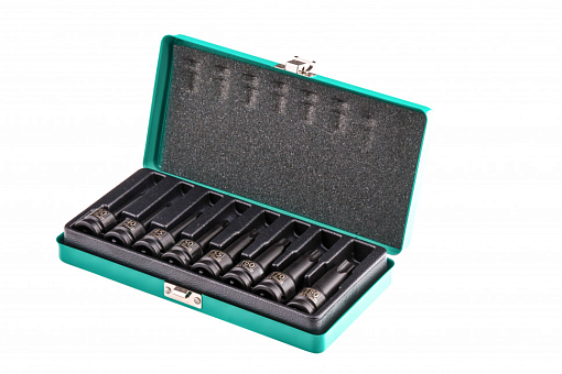 Фото 2 товара Набор ударных торцевых головок Torx 1/2", в кейсе, 8 шт. Stels