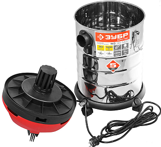 Пылесос строительный ПУ-30-1400 М3 ЗУБР 1400 Вт, Мастер - фото 4