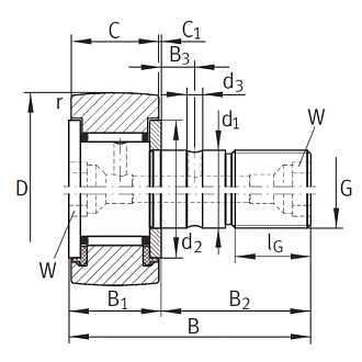 Опорный ролик KRV19-PP TECHNIX - фото 2