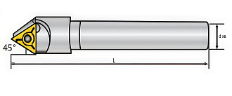 Фреза фасочная B45-TC16-C20T1-120aP6-20 корпус под пластины Deskar - фото 2