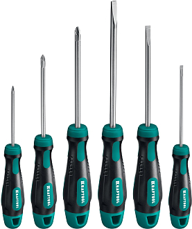 Набор отверток 6 шт. Х-Drive-6, Kraftool - фото 1