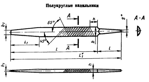 Фото 1 товара Напильник полукруглый 250 №3 мелкая насечка