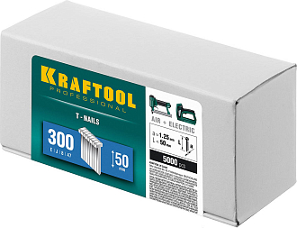 Гвозди для нейлера KRAFTOOL , 31785-50 гвозди тип 300, 50 мм - фото 2