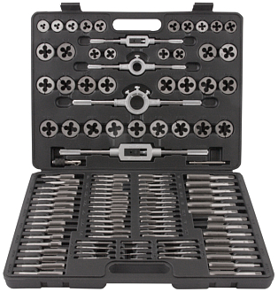 Набор метчиков и плашек, 110 предметов, THORVIK - фото 1