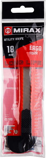 Фото 2 товара MIRAX 18 мм, Сегментированное лезвие, сдвижной фиксатор, Нож 09125