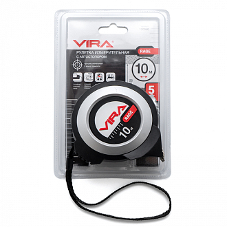 Рулетка измерительная 10м VIRA RAGE - фото 1